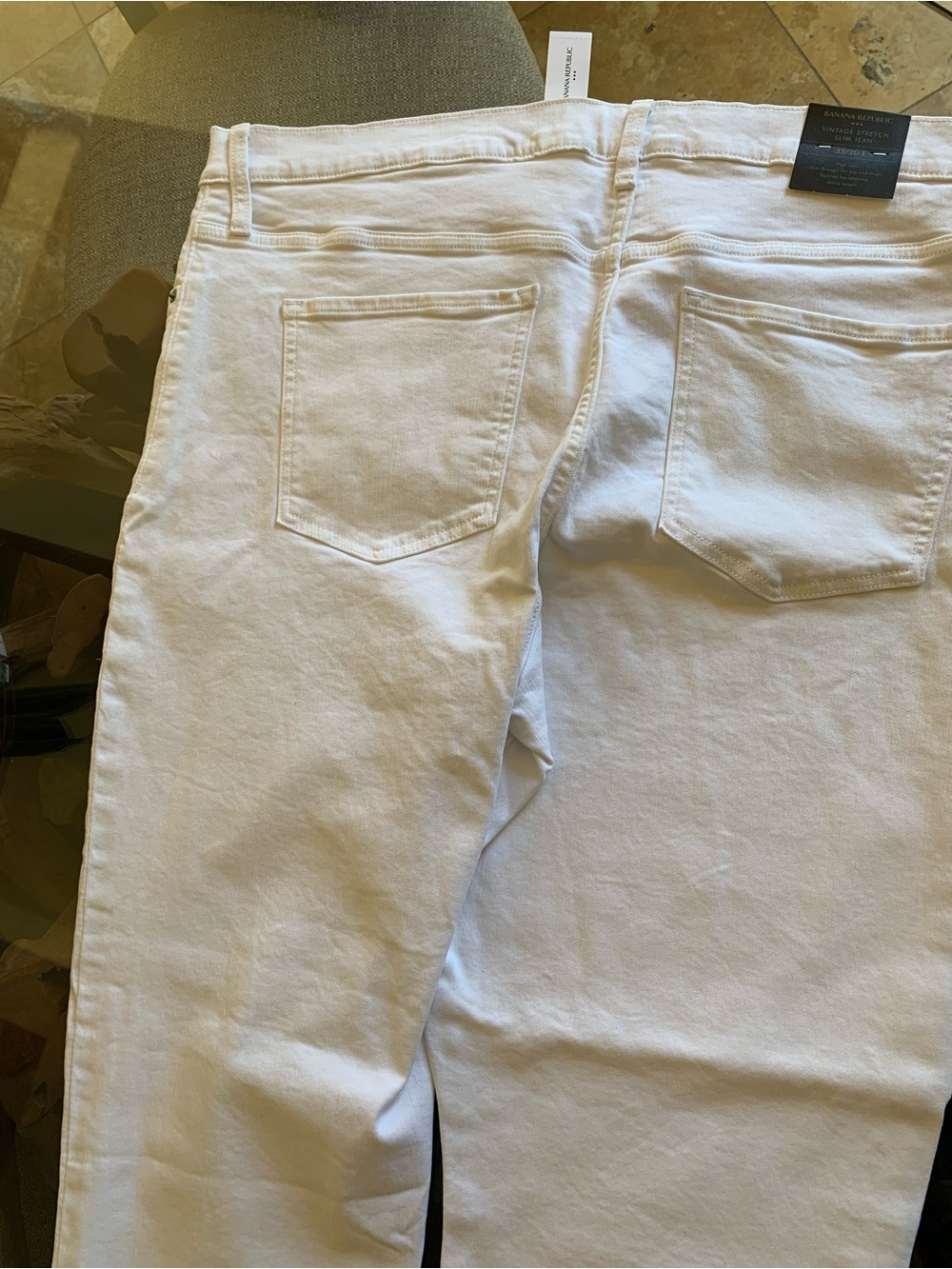 Banana Republic Slim White Skinny Jeans for Women - Picture 5 of 8